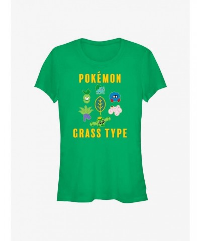 Pokemon Grass Type Girls T-Shirt $8.02 T-Shirts