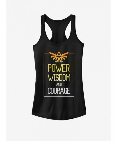 Nintendo Power Wisdom And Courgae Zelda Girls Tank $6.97 Tanks