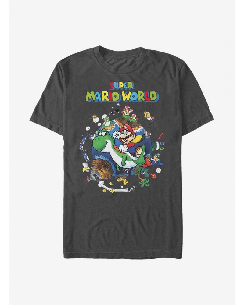 Super Mario Super World T-Shirt $5.02 T-Shirts