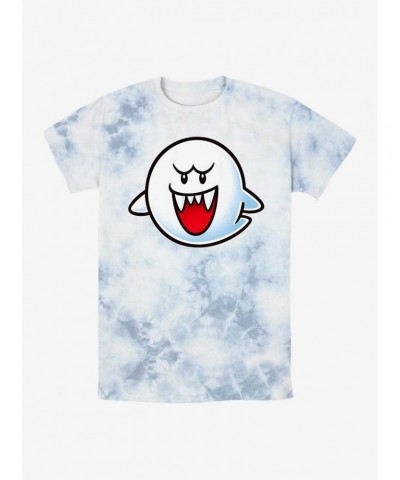 Nintendo Mario Boo Face Tie-Dye T-Shirt $9.07 T-Shirts