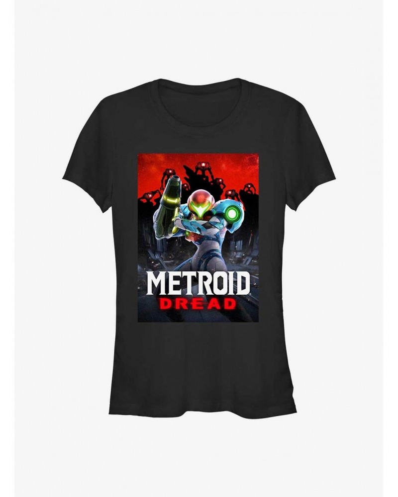 Nintendo Metroid Dread Poster Girls T-Shirt $5.93 T-Shirts