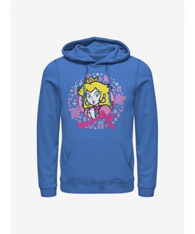 Nintendo Mario Peach Holiday Wreath Hoodie $14.14 Hoodies