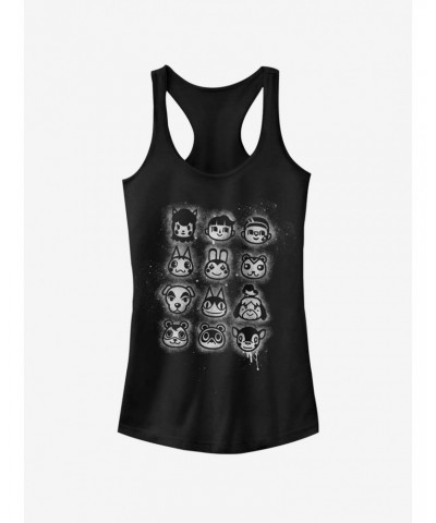 Animal Crossing Villager Stencil Girls Tank $7.15 Tanks