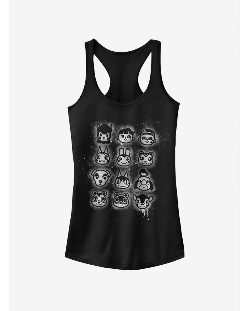 Animal Crossing Villager Stencil Girls Tank $7.15 Tanks