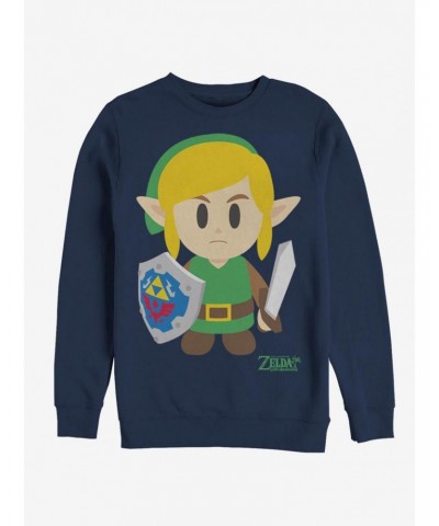 Nintendo The Legend of Zelda: Link's Awakening Link Avatar Color Sweatshirt $11.62 Sweatshirts