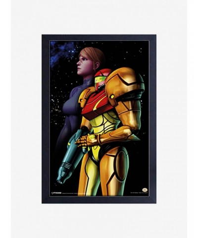 Nintendo Metroid Samus Space Framed Wood Wall Art $12.45 Merchandises