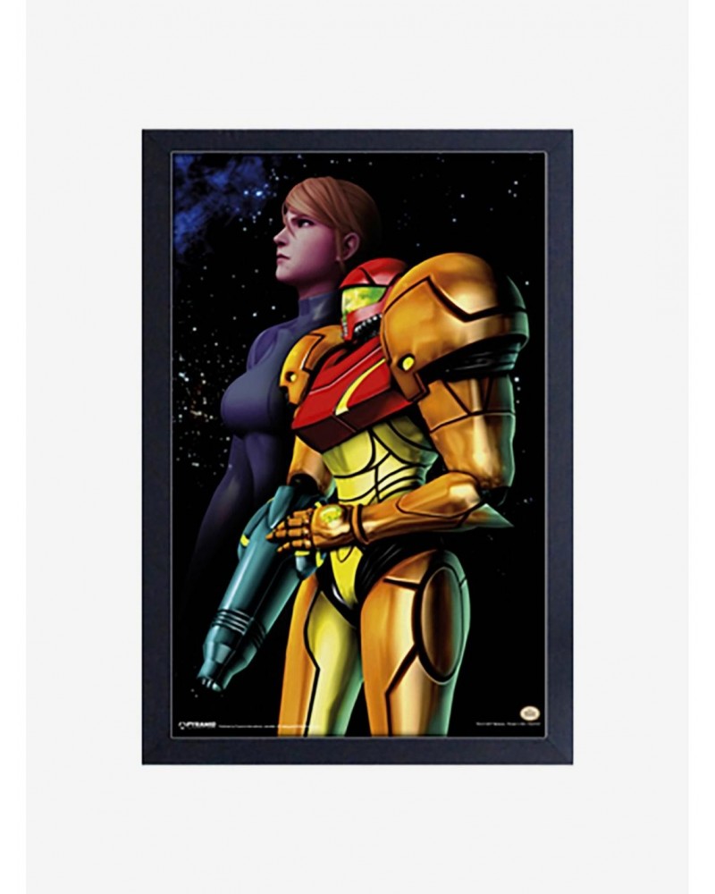 Nintendo Metroid Samus Space Framed Wood Wall Art $12.45 Merchandises