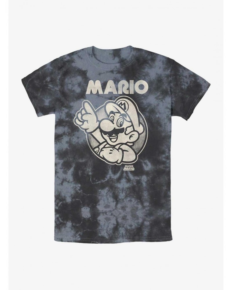 Nintendo So Mario Tie-Dye T-Shirt $8.88 T-Shirts