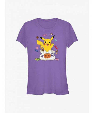 Pokemon Pikachu Candy Girls T-Shirt $5.23 T-Shirts