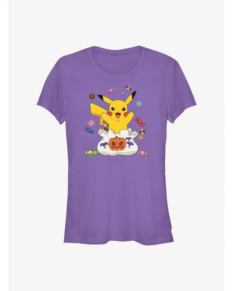 Pokemon Pikachu Candy Girls T-Shirt $5.23 T-Shirts