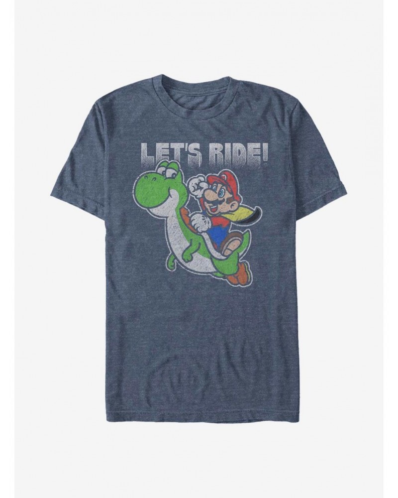 Super Mario Yoshi Rider T-Shirt $7.86 T-Shirts