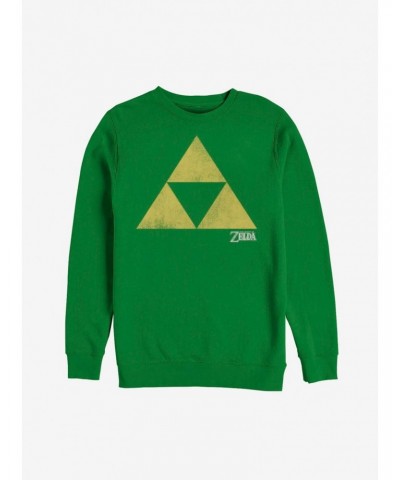 Nintendo Legend of Zelda Classic Triforce Sweatshirt $11.88 Sweatshirts