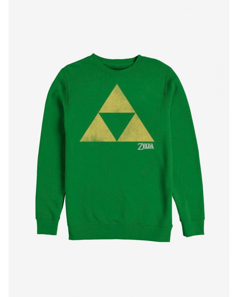 Nintendo Legend of Zelda Classic Triforce Sweatshirt $11.88 Sweatshirts