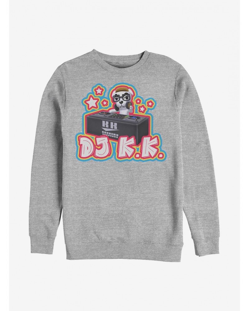 Nintendo Animal Crossing DJ K.K. Japanese Pop Crew Sweatshirt $10.07 Sweatshirts