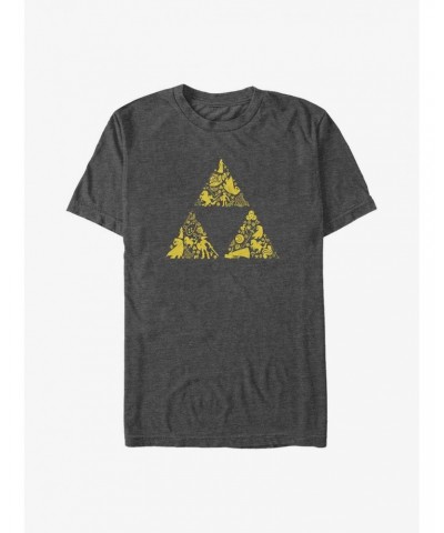 The Legend of Zelda Triforce Icons Big & Tall T-Shirt $10.05 T-Shirts