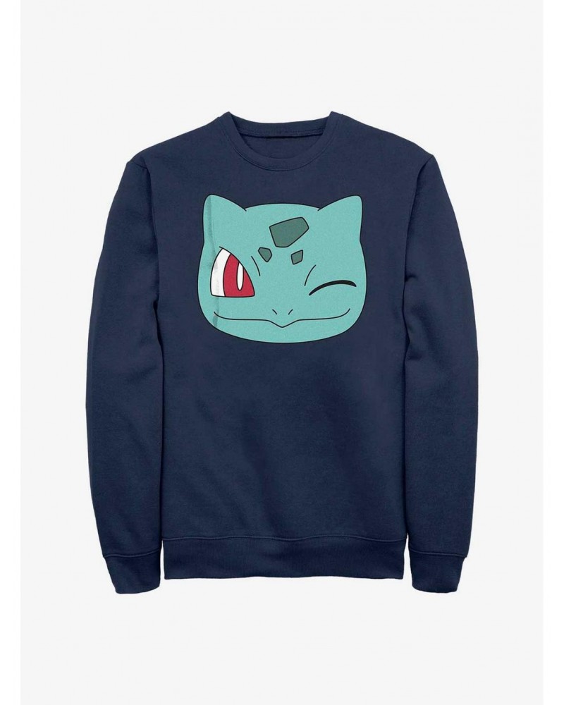 Pokemon Bulbasaur Face Sweatshirt $9.30 Sweatshirts