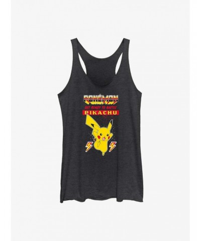 Pokemon Battle Ready Pikachu Girls Tank $9.07 Tanks