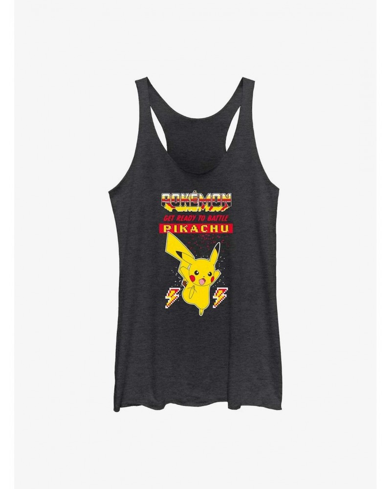 Pokemon Battle Ready Pikachu Girls Tank $9.07 Tanks