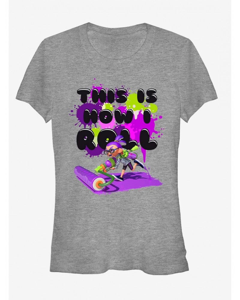 Nintendo Splatoon How I Roll Splat Roller Girls T-Shirt $7.49 T-Shirts