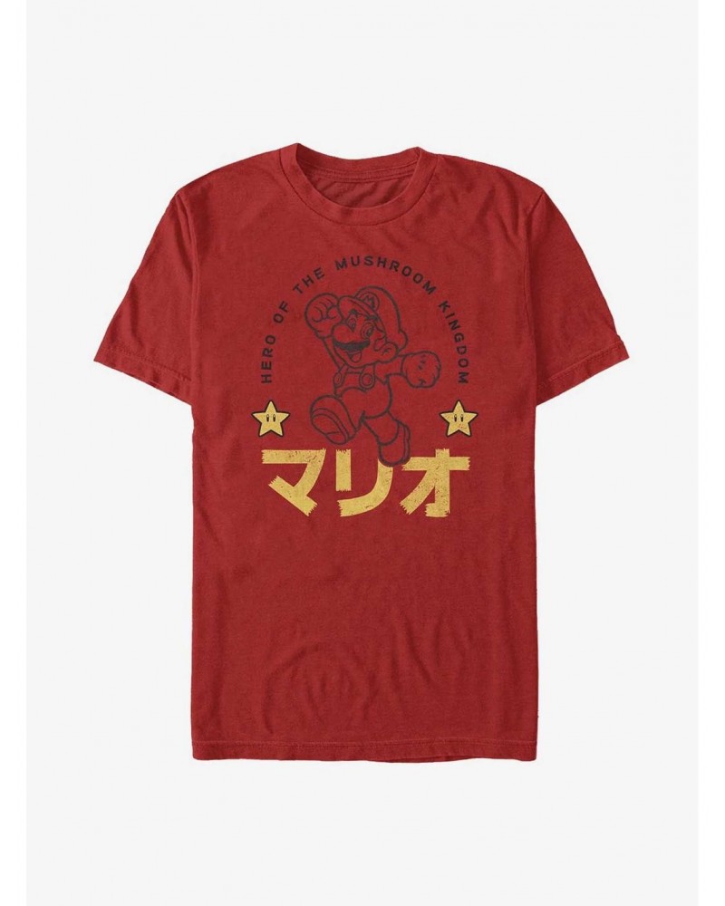 Nintendo Mario Mushroom Kingdom Hero T-Shirt $6.52 T-Shirts