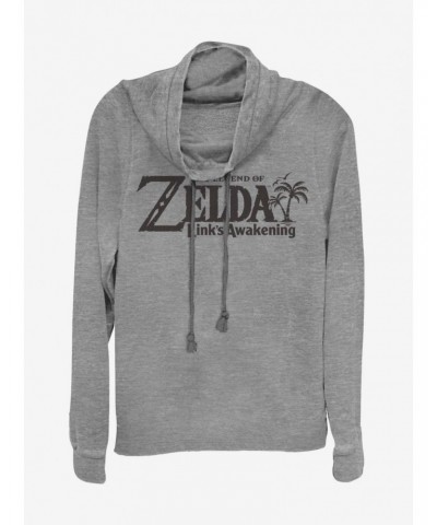 Nintendo The Legend of Zelda Link's Awakening Cowl Neck Long-Sleeve Girls Top $13.83 Tops