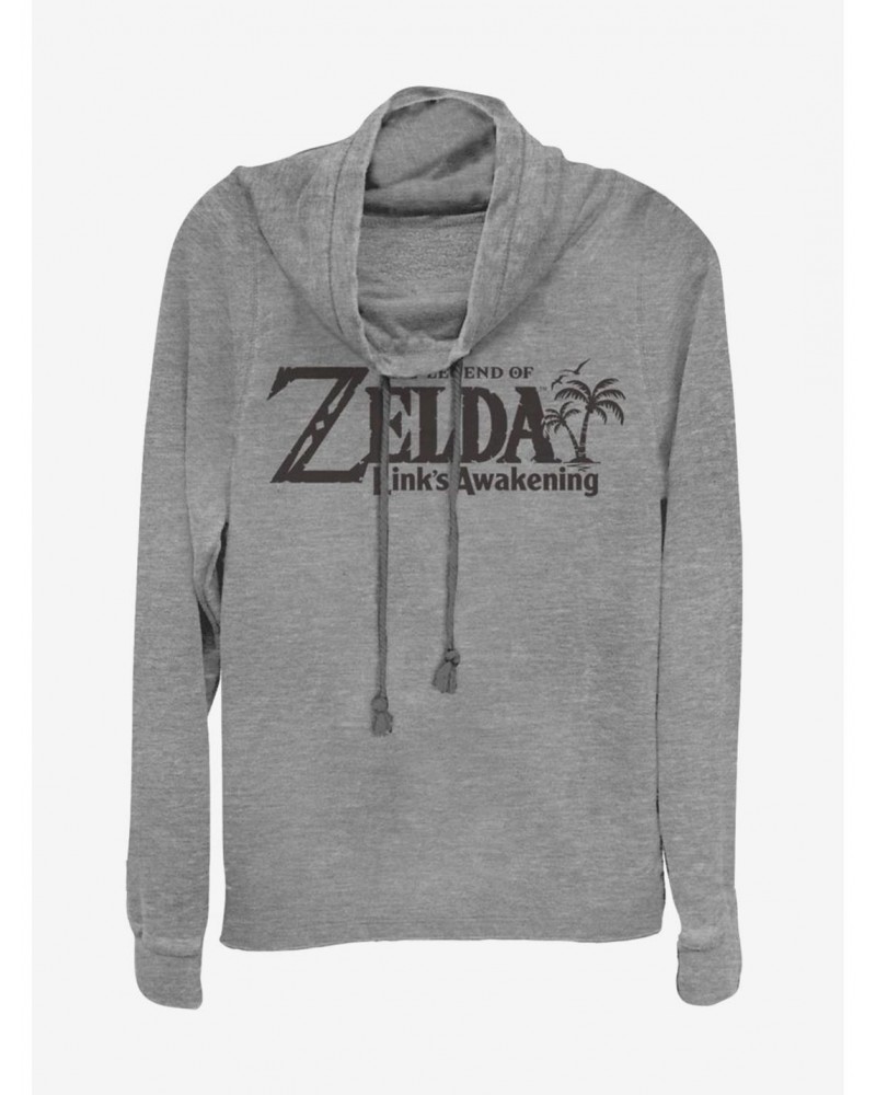 Nintendo The Legend of Zelda Link's Awakening Cowl Neck Long-Sleeve Girls Top $13.83 Tops