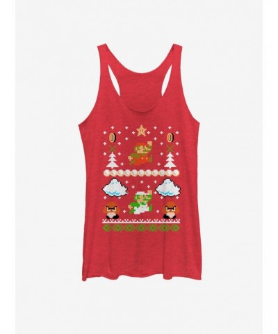 Nintendo Christmas Mario Girls Tank $7.07 Tanks