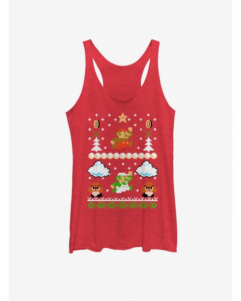 Nintendo Christmas Mario Girls Tank $7.07 Tanks