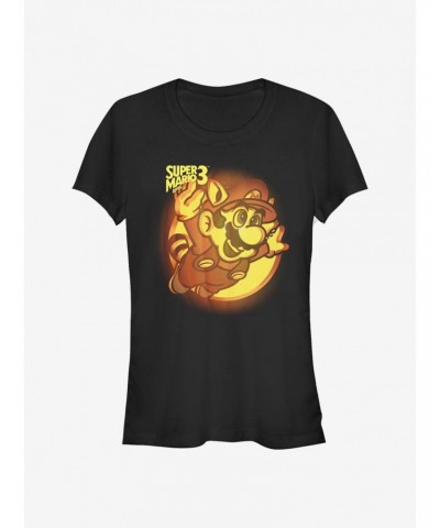 Super Mario Pumpkin Logo Girls T-Shirt $8.37 T-Shirts