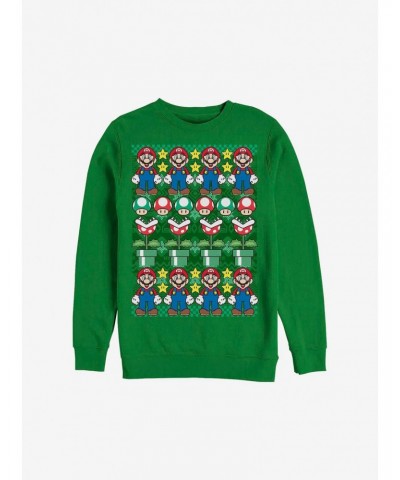 Super Mario Holiday Sweatshirt $12.66 Sweatshirts