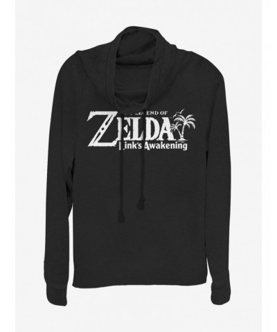 Nintendo The Legend of Zelda Link's Awakening Cowl Neck Long-Sleeve Girls Top $9.74 Tops