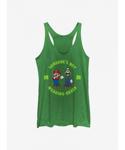 Nintendo Mario Wear Green Girls Tank $5.62 Tanks