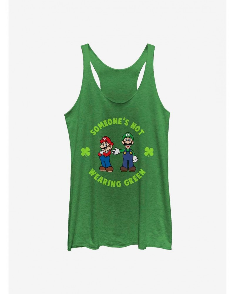 Nintendo Mario Wear Green Girls Tank $5.62 Tanks