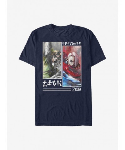 Nintendo Zelda Link Paneled T-Shirt $8.03 T-Shirts