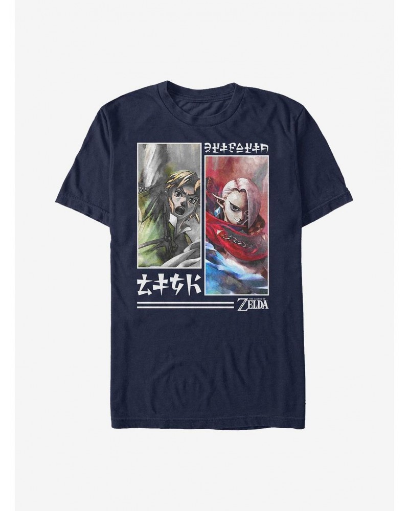 Nintendo Zelda Link Paneled T-Shirt $8.03 T-Shirts