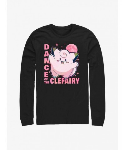 Pokemon Clefairy Dance Long-Sleeve T-Shirt $10.82 T-Shirts