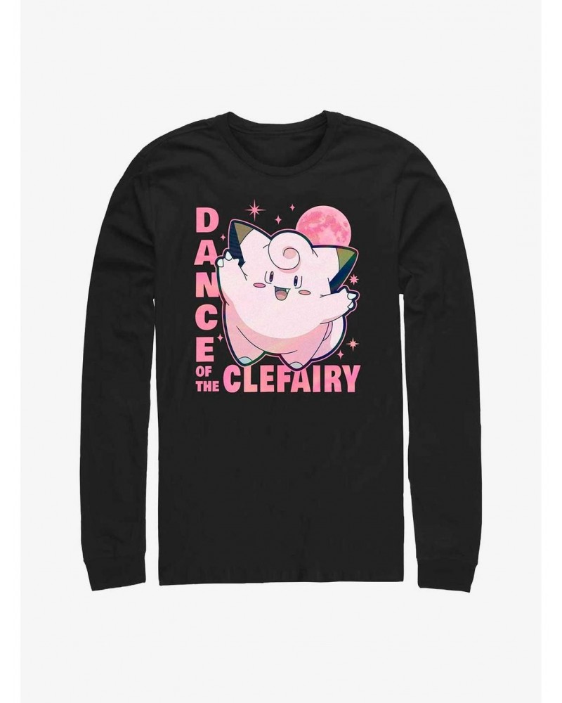 Pokemon Clefairy Dance Long-Sleeve T-Shirt $10.82 T-Shirts