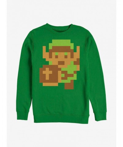 Nintendo Zelda Original Link Crew Sweatshirt $8.27 Sweatshirts