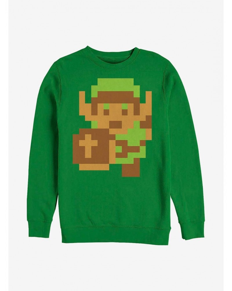 Nintendo Zelda Original Link Crew Sweatshirt $8.27 Sweatshirts