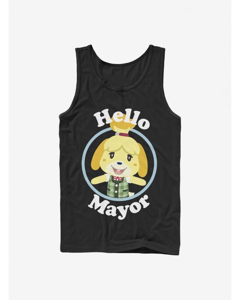 Animal Crossing Hello Mayor Tank $5.93 Tanks