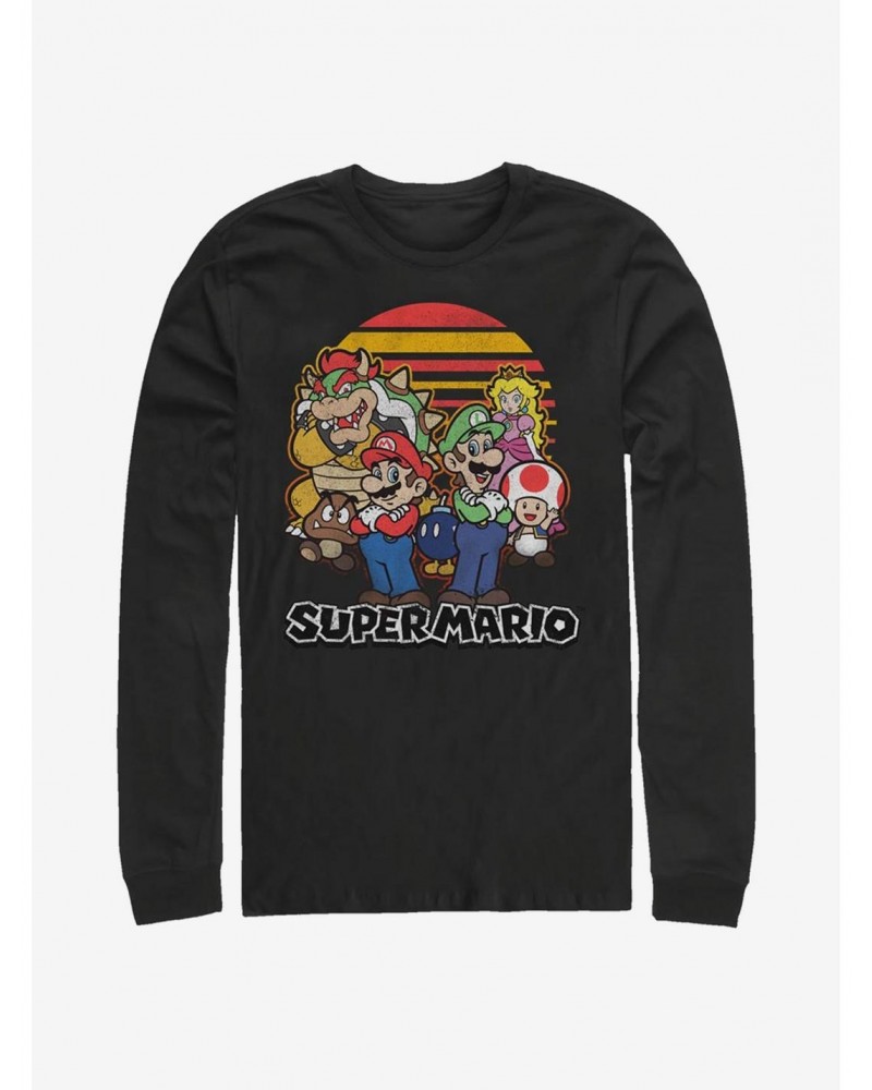 Super Mario Group Long-Sleeve T-Shirt $10.82 T-Shirts