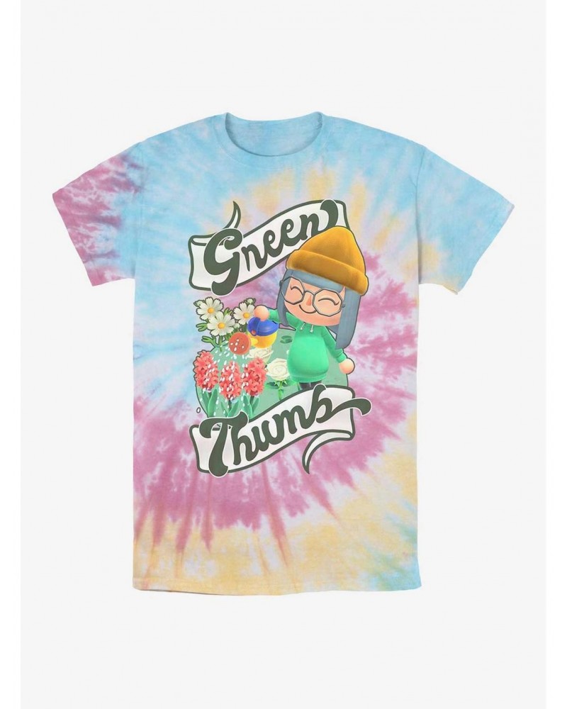 Nintendo Green Thumb Tie Dye T-Shirt $8.34 T-Shirts