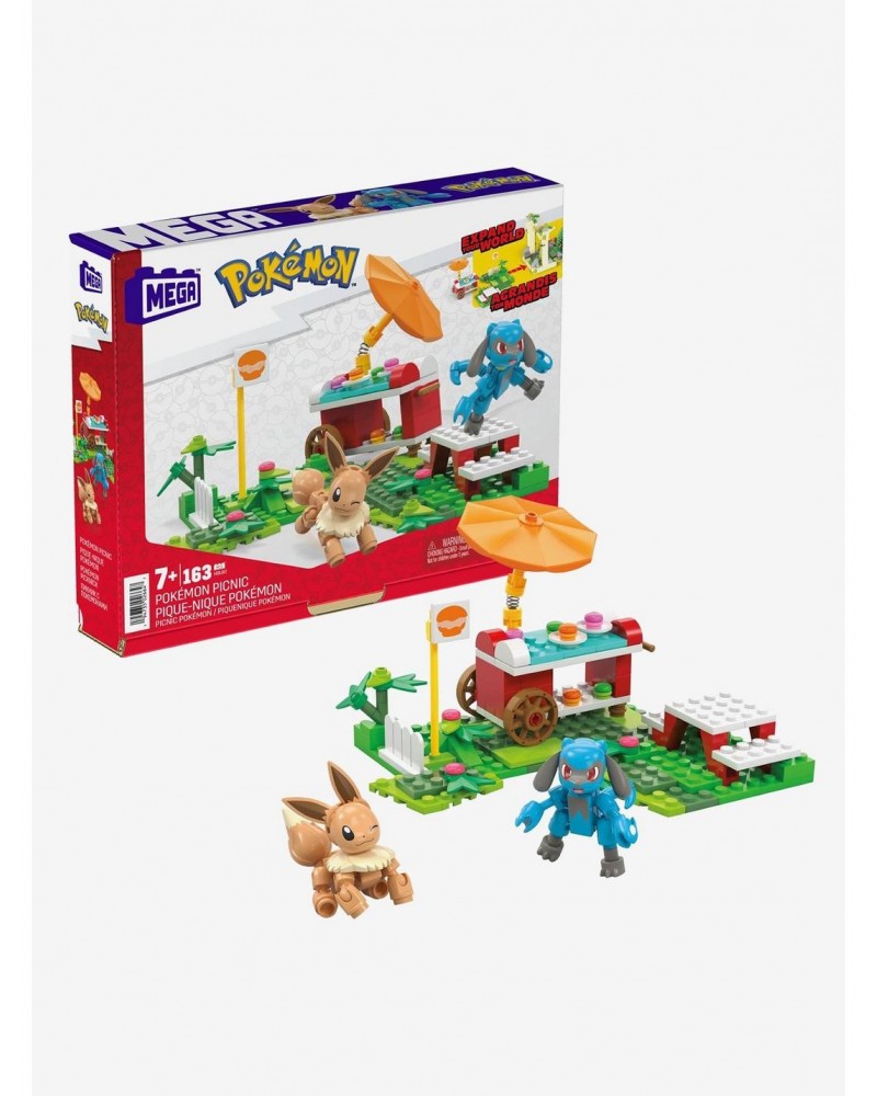 MEGA Pokemon Eevee & Riolu Picnic Building Set $9.64 Building Set