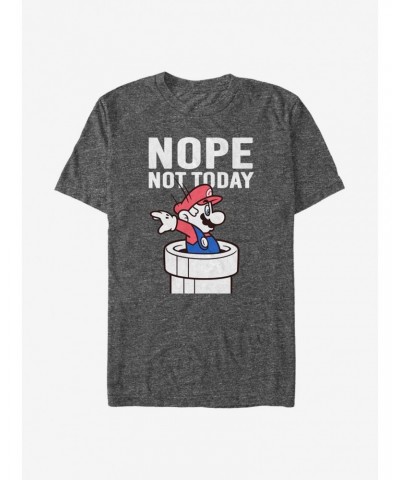 Super Mario Nope Not Today T-Shirt $5.86 T-Shirts