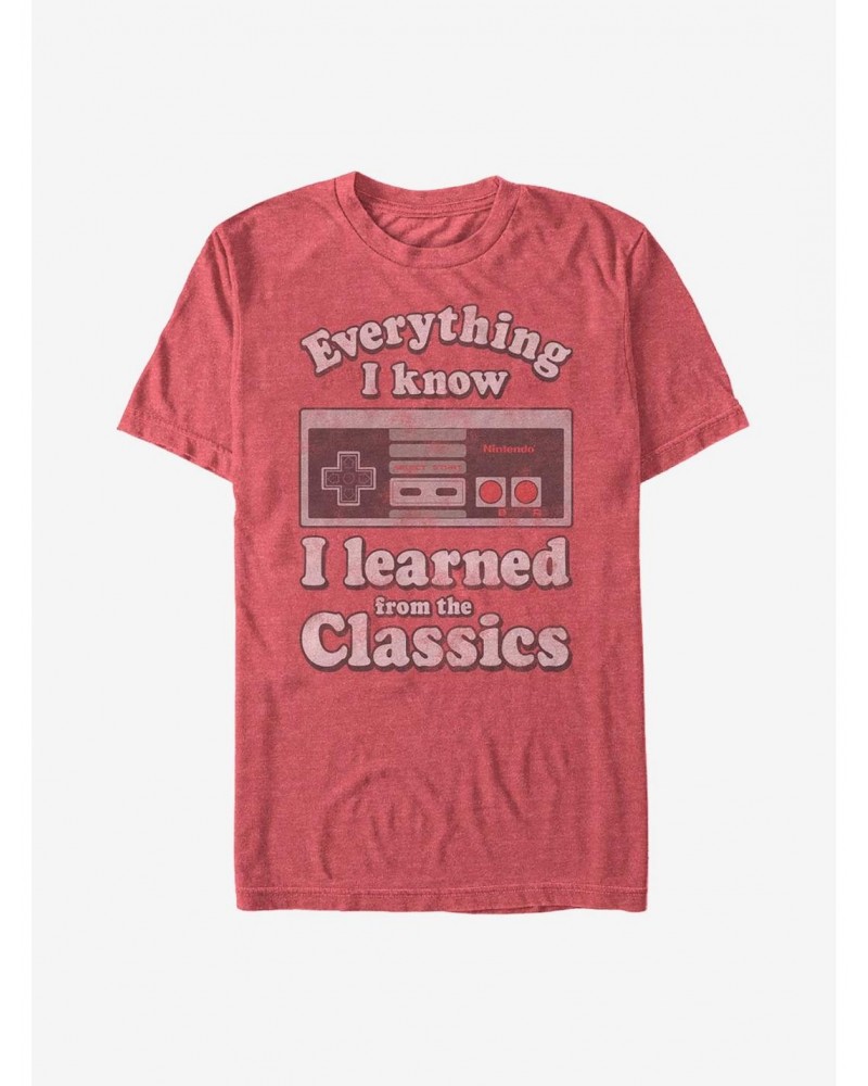 Nintendo Classic Education T-Shirt $6.02 T-Shirts