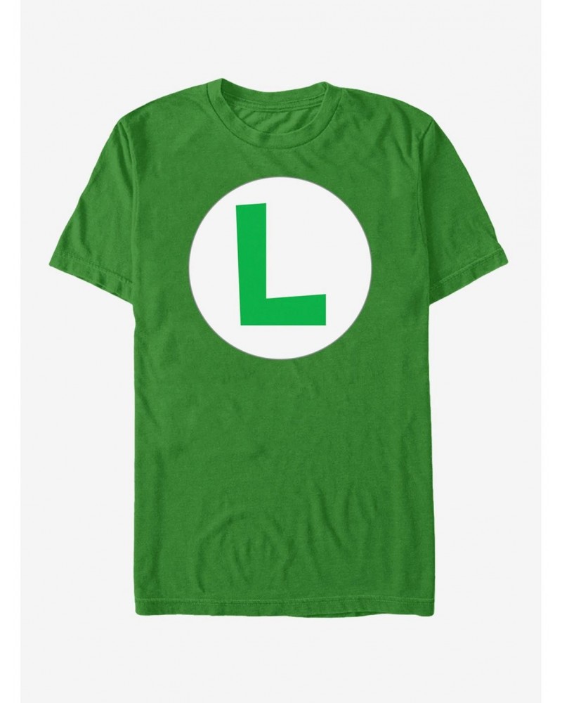 Nintendo Luigi Circle Icon T-Shirt $8.37 T-Shirts