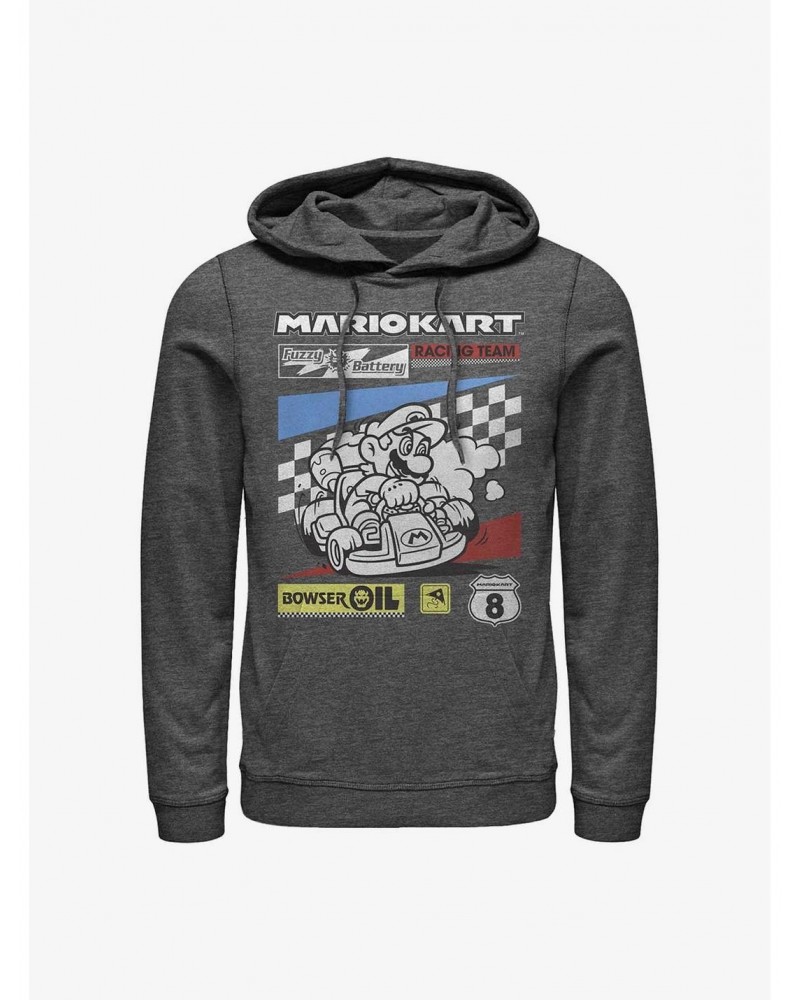 Nintendo Mario Kart Racing Team Hoodie $11.00 Hoodies