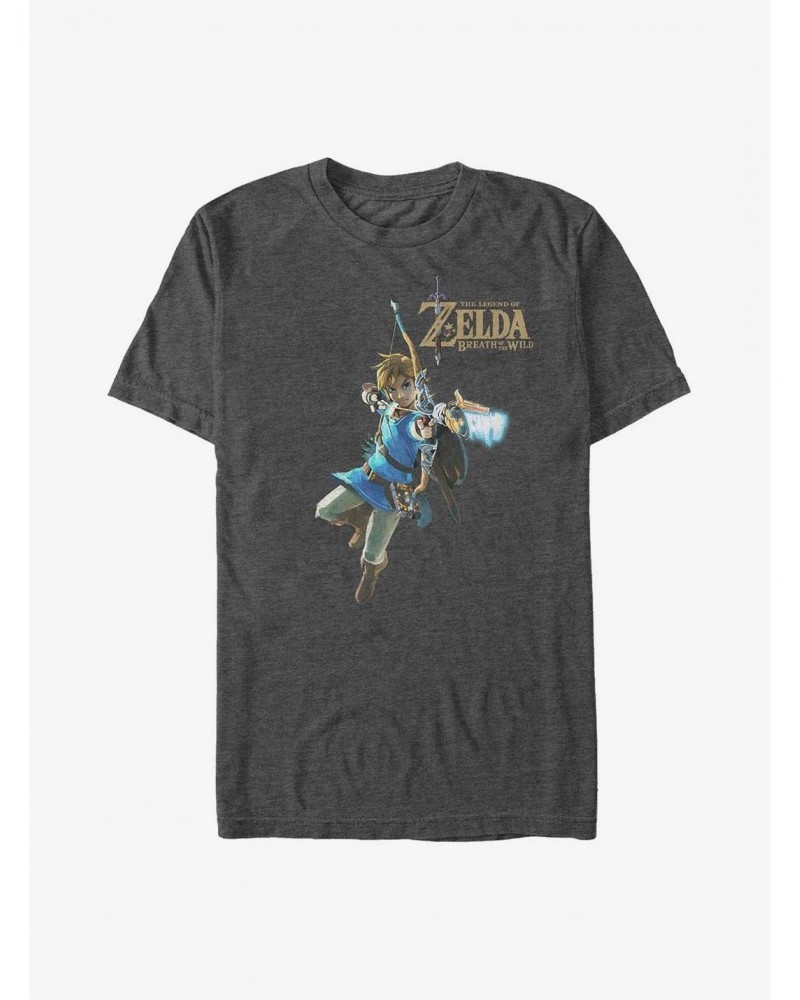 The Legend of Zelda Link Breathing Again Big & Tall T-Shirt $9.00 T-Shirts