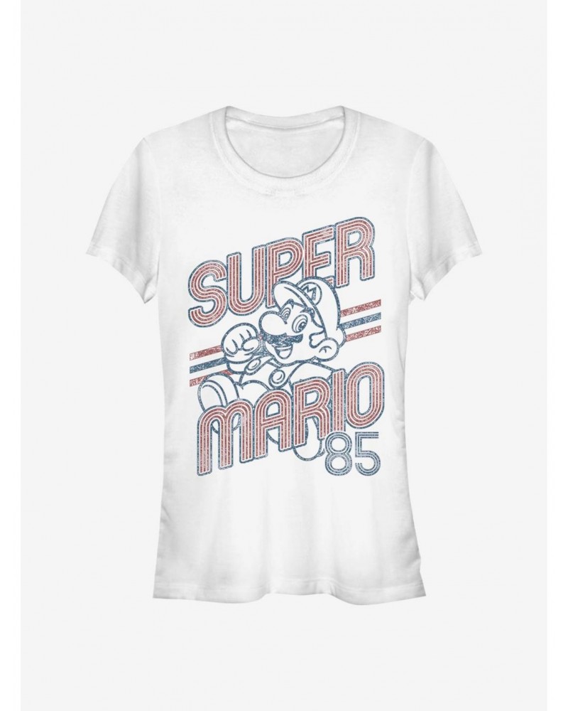 Super Mario Retro Bro Girls T-Shirt $7.84 T-Shirts