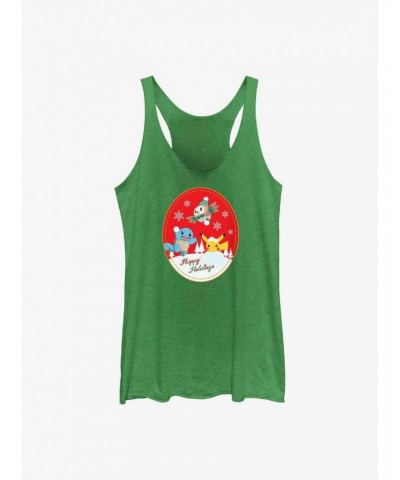 Pokemon Happy Holiday Snow Day Girls Tank $7.25 Tanks